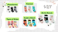 Types of Strips  Kids Organic Cotton Socks (3-pack) | Q for Quinn