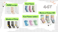 条纹婴儿有机棉袜子（3 件装） | Q 代表奎因