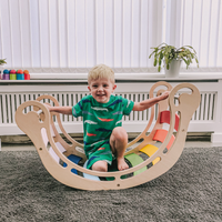 KateHaa | Original Montessori Climbing arch and Rocker (NON-Foldable)