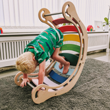 KateHaa | Original Montessori Climbing arch and Rocker (NON-Foldable)