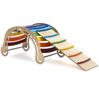 KateHaa | XXL FOLDABLE Montessori Climbing arch and Rocker