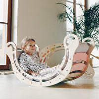 KateHaa | Original Montessori Climbing arch and Rocker (NON-Foldable)