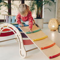 KateHaa | Original Montessori Climbing arch and Rocker (NON-Foldable)