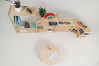 KateHaa | Montessori shelf with four sections