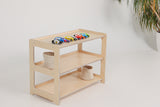 KateHaa | Montessori shelf with three sections