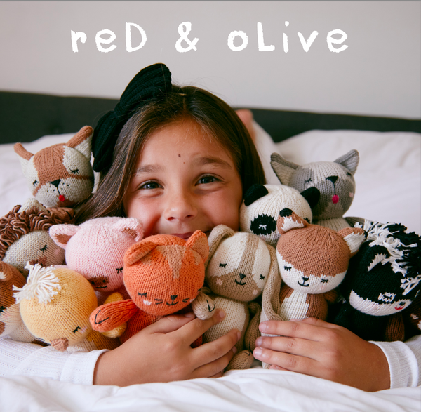 [PRE-ORDER] Red & Olive |  Hello Baby Collection