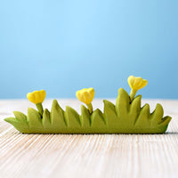 Bumbu Toys | Grass with YELLOW flowers Large