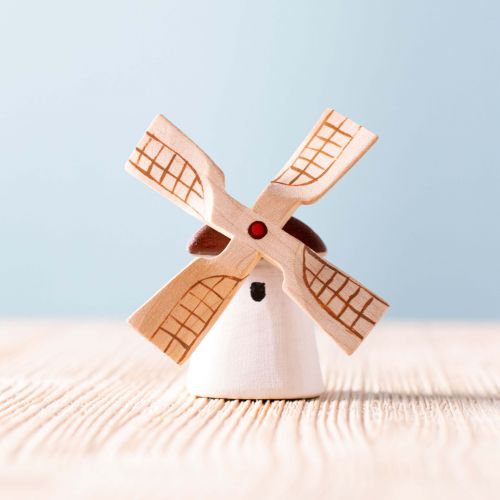 邦布玩具 |小型传统摩尔多瓦风车彩绘
