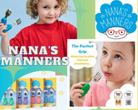 英国 Nana's Manners 婴幼儿硅胶吸盘碗 断奶吸盘 带唇吸盘