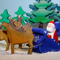邦布玩具 |圣诞老人、雪橇和驯鹿套装