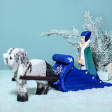 邦布玩具 |雪之女王、雪橇、白马套装