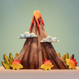 Bumbu Toys | SET Volcano, Lava and Clouds