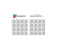 Connetix 磁磚 | 2 件透明底板包