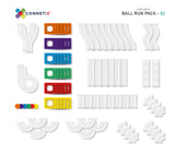 Connetix Magnetic Tiles | Rainbow 92 Piece Ball Run Pack