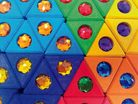 Bauspiel - 彩色三角形/54 件