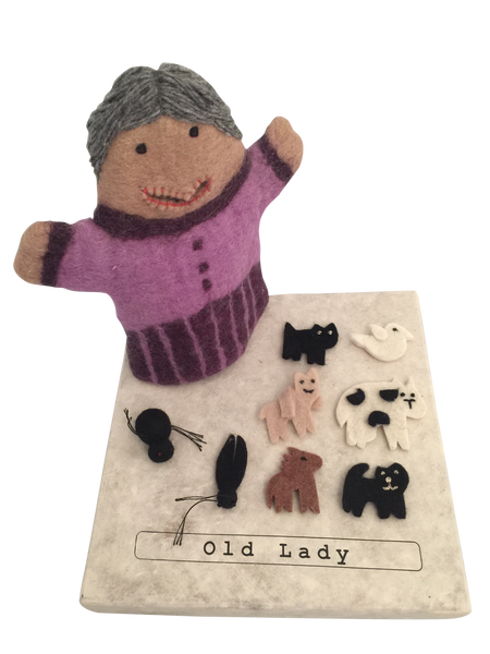 Papoose - Story Puppets The Old Lady Who Swallowed a Fly