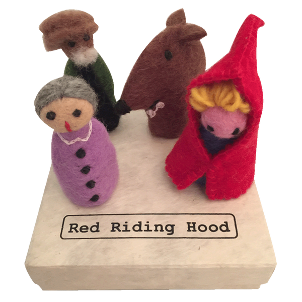 Papoose - 手指木偶 Red Ridinghood 4 件套