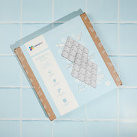 Connetix Magnetic Tiles | 2 Piece Clear Base Plate Pack